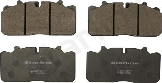 Starline BD T007 - Brake Pad Set, disc brake autospares.lv
