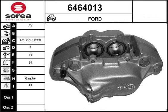 STARTCAR 6464013 - Brake Caliper autospares.lv