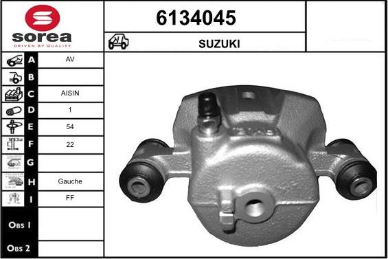 STARTCAR 6134045 - Brake Caliper autospares.lv