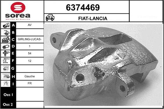 STARTCAR 6374469 - Brake Caliper autospares.lv