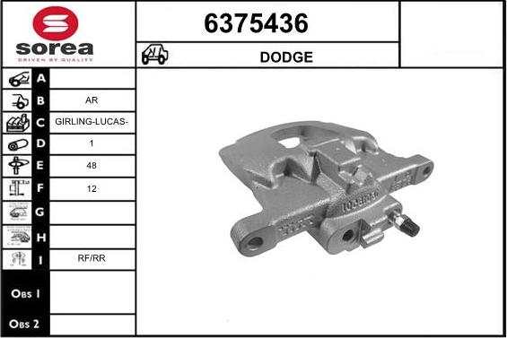 STARTCAR 6375436 - Brake Caliper autospares.lv