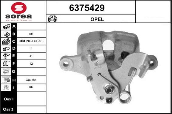 STARTCAR 6375429 - Brake Caliper autospares.lv