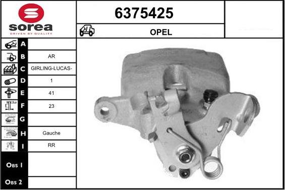 STARTCAR 6375425 - Brake Caliper autospares.lv