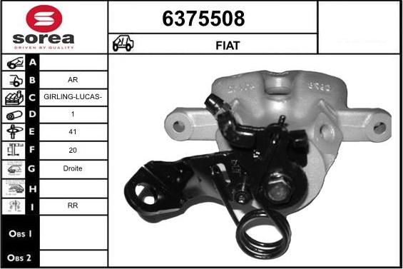 STARTCAR 6375508 - Brake Caliper autospares.lv