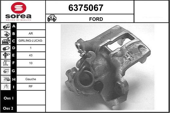 STARTCAR 6375067 - Brake Caliper autospares.lv