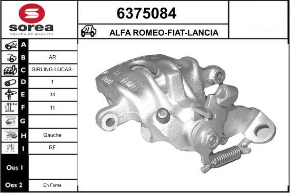 STARTCAR 6375084 - Brake Caliper autospares.lv