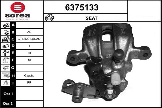 STARTCAR 6375133 - Brake Caliper autospares.lv