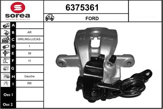 STARTCAR 6375361 - Brake Caliper autospares.lv