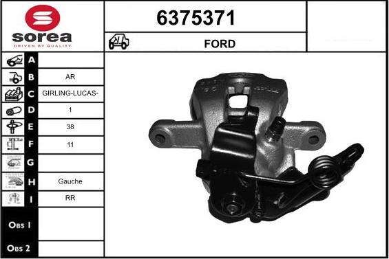 STARTCAR 6375371 - Brake Caliper autospares.lv