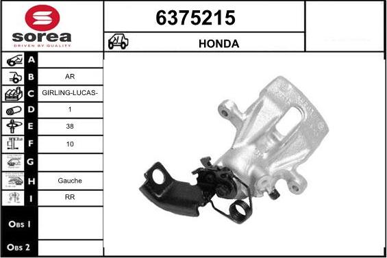 STARTCAR 6375215 - Brake Caliper autospares.lv