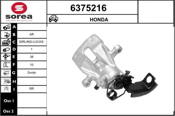 STARTCAR 6375216 - Brake Caliper autospares.lv