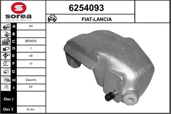 STARTCAR 6254093 - Brake Caliper autospares.lv