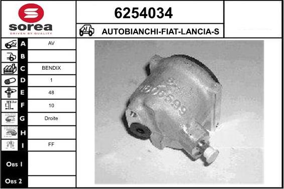 STARTCAR 6254034 - Brake Caliper autospares.lv
