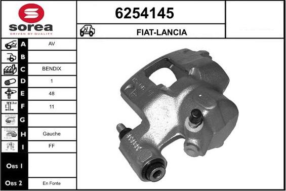 STARTCAR 6254145 - Brake Caliper autospares.lv