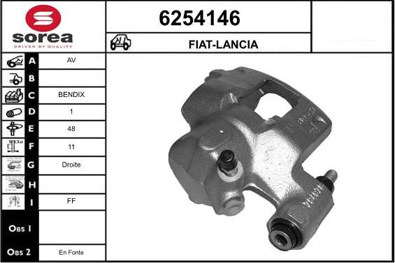 STARTCAR 6254146 - Brake Caliper autospares.lv