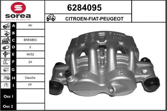 STARTCAR 6284095 - Brake Caliper autospares.lv