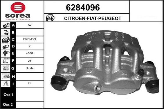 STARTCAR 6284096 - Brake Caliper autospares.lv