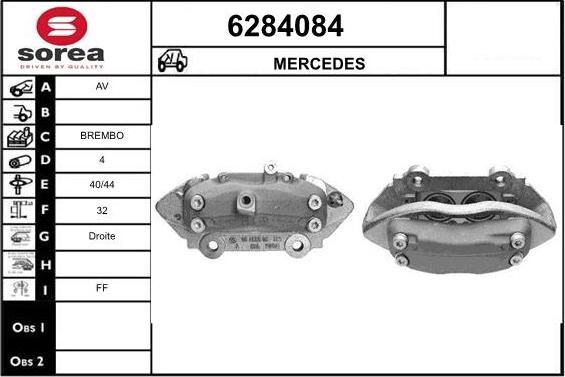 STARTCAR 6284084 - Brake Caliper autospares.lv