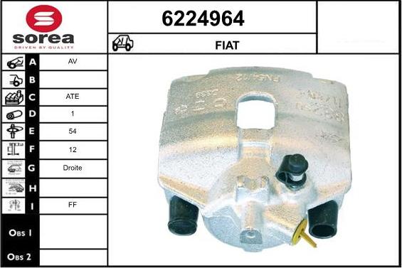 STARTCAR 6224964 - Brake Caliper autospares.lv