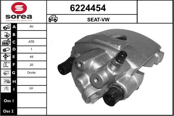 STARTCAR 6224454 - Brake Caliper autospares.lv