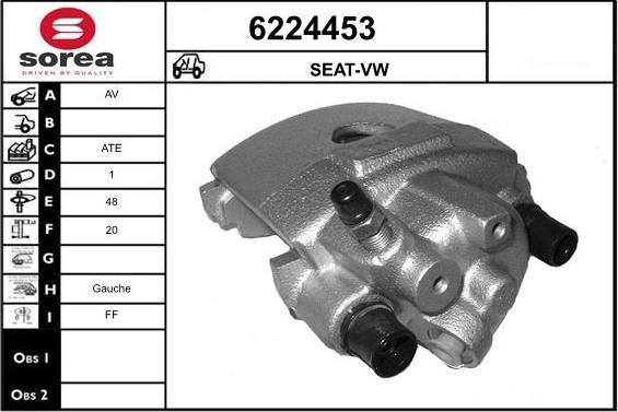 STARTCAR 6224453 - Brake Caliper autospares.lv