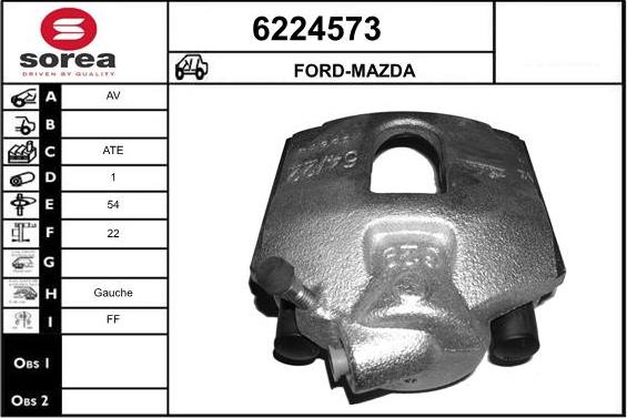 STARTCAR 6224573 - Brake Caliper autospares.lv