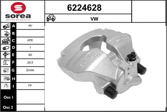 STARTCAR 6224628 - Brake Caliper autospares.lv