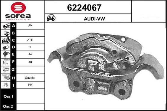 STARTCAR 6224067 - Brake Caliper autospares.lv