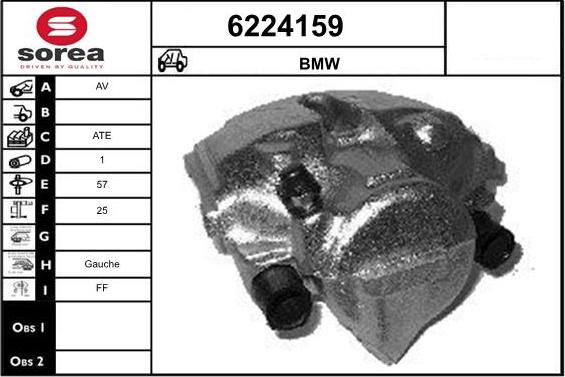 STARTCAR 6224159 - Brake Caliper autospares.lv