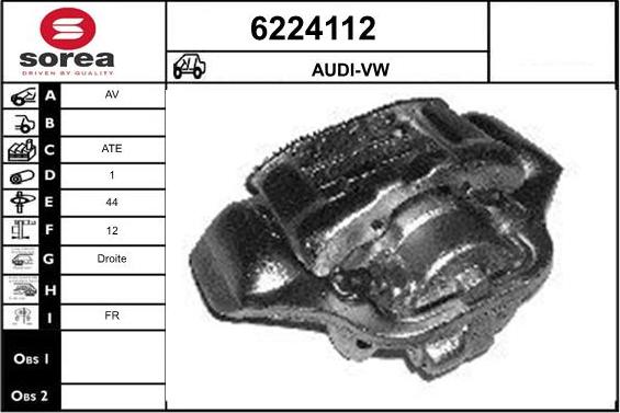 STARTCAR 6224112 - Brake Caliper autospares.lv