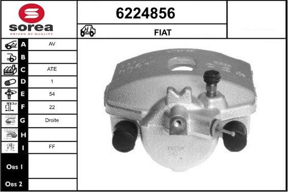 STARTCAR 6224856 - Brake Caliper autospares.lv