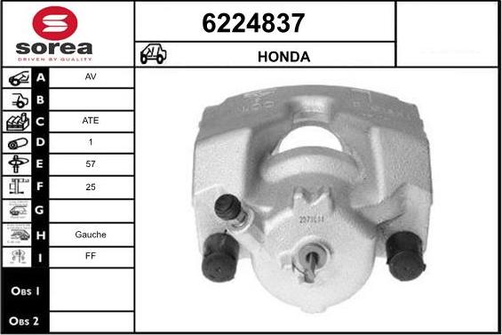 STARTCAR 6224837 - Brake Caliper autospares.lv