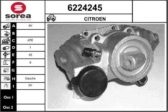 STARTCAR 6224245 - Brake Caliper autospares.lv