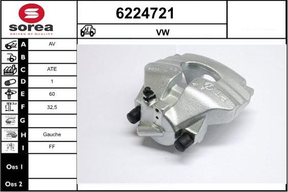 STARTCAR 6224721 - Brake Caliper autospares.lv