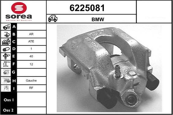 STARTCAR 6225081 - Brake Caliper autospares.lv