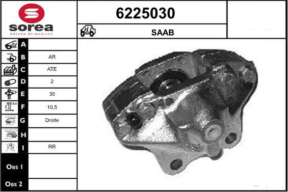 STARTCAR 6225030 - Brake Caliper autospares.lv