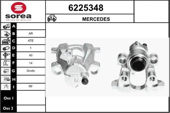 STARTCAR 6225348 - Brake Caliper autospares.lv