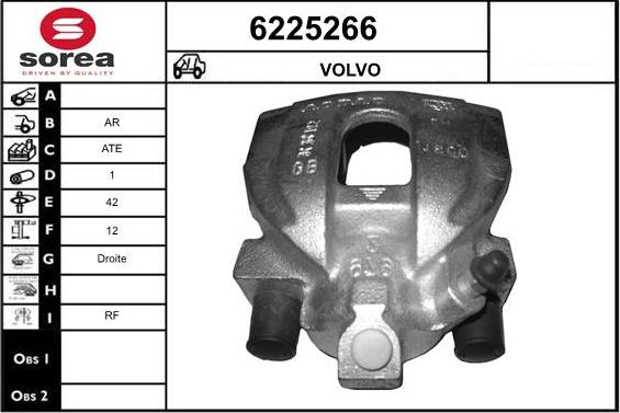 STARTCAR 6225266 - Brake Caliper autospares.lv