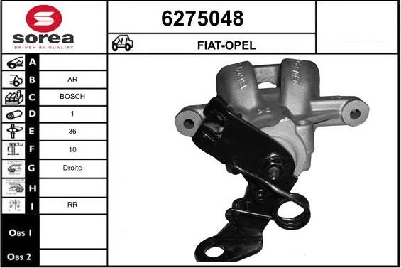 STARTCAR 6275048 - Brake Caliper autospares.lv