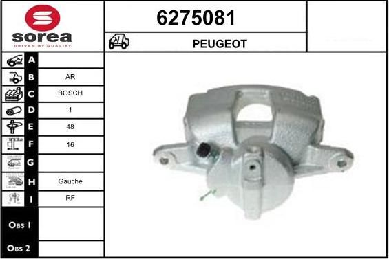 STARTCAR 6275081 - Brake Caliper autospares.lv