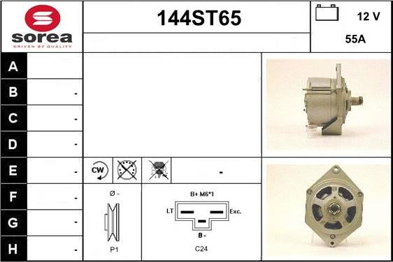 STARTCAR 144ST65 - Alternator autospares.lv