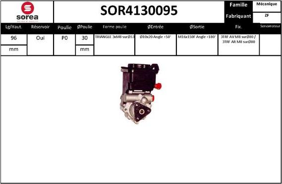 STARTCAR SOR4130095 - Hydraulic Pump, steering system autospares.lv