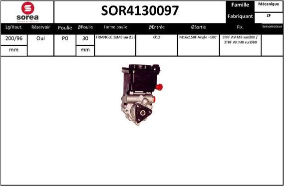 STARTCAR SOR4130097 - Hydraulic Pump, steering system autospares.lv