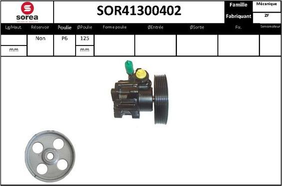 STARTCAR SOR41300402 - Hydraulic Pump, steering system autospares.lv