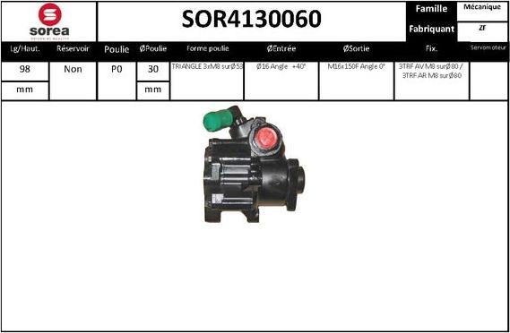STARTCAR SOR4130060 - Hydraulic Pump, steering system autospares.lv