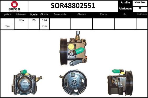 STARTCAR SOR48802551 - Hydraulic Pump, steering system autospares.lv