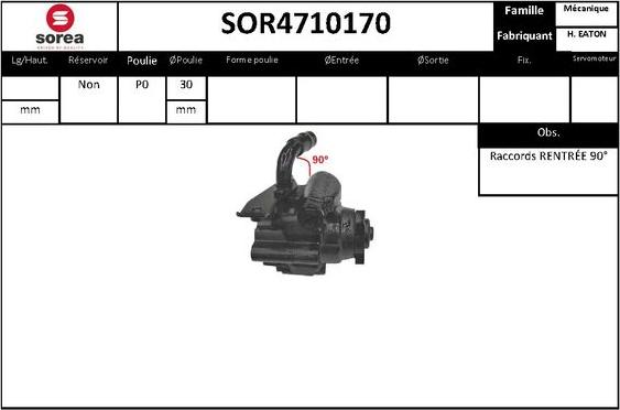 STARTCAR SOR4710170 - Hydraulic Pump, steering system autospares.lv