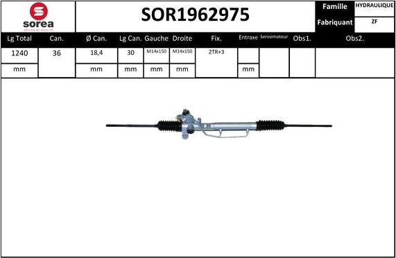 STARTCAR SOR1962975 - Steering Gear autospares.lv