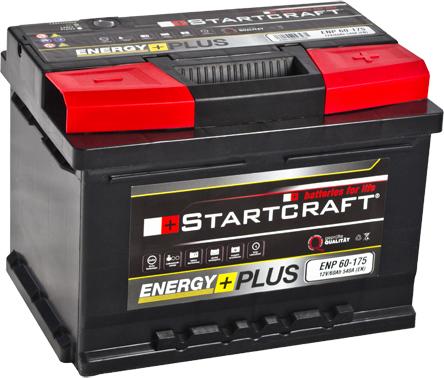 STARTCRAFT ENP 60-175 - Starter Battery autospares.lv