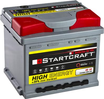 STARTCRAFT HE 50 - Starter Battery autospares.lv